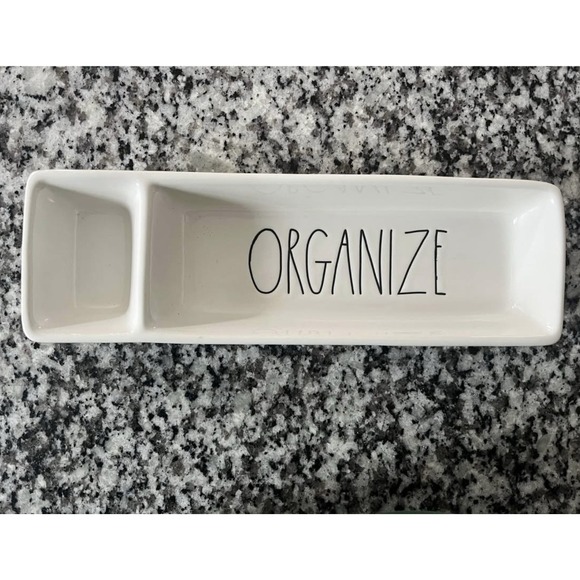 Rae Dunn Artisan Collection "Organize" Office Supply Holder - Picture 1 of 1